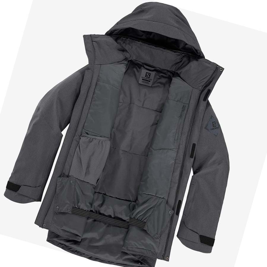 Chaquetas De Esquí Salomon STANCE CARGO Hombre Negros | MX 3329MQZ